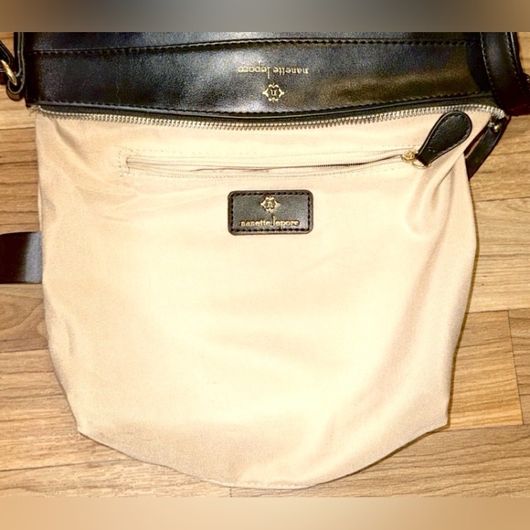 Nanette Lepore Shoulder & Crossbody Bag Black & White, N Print, 3Zippers&Rivets - Picture 7 of 14